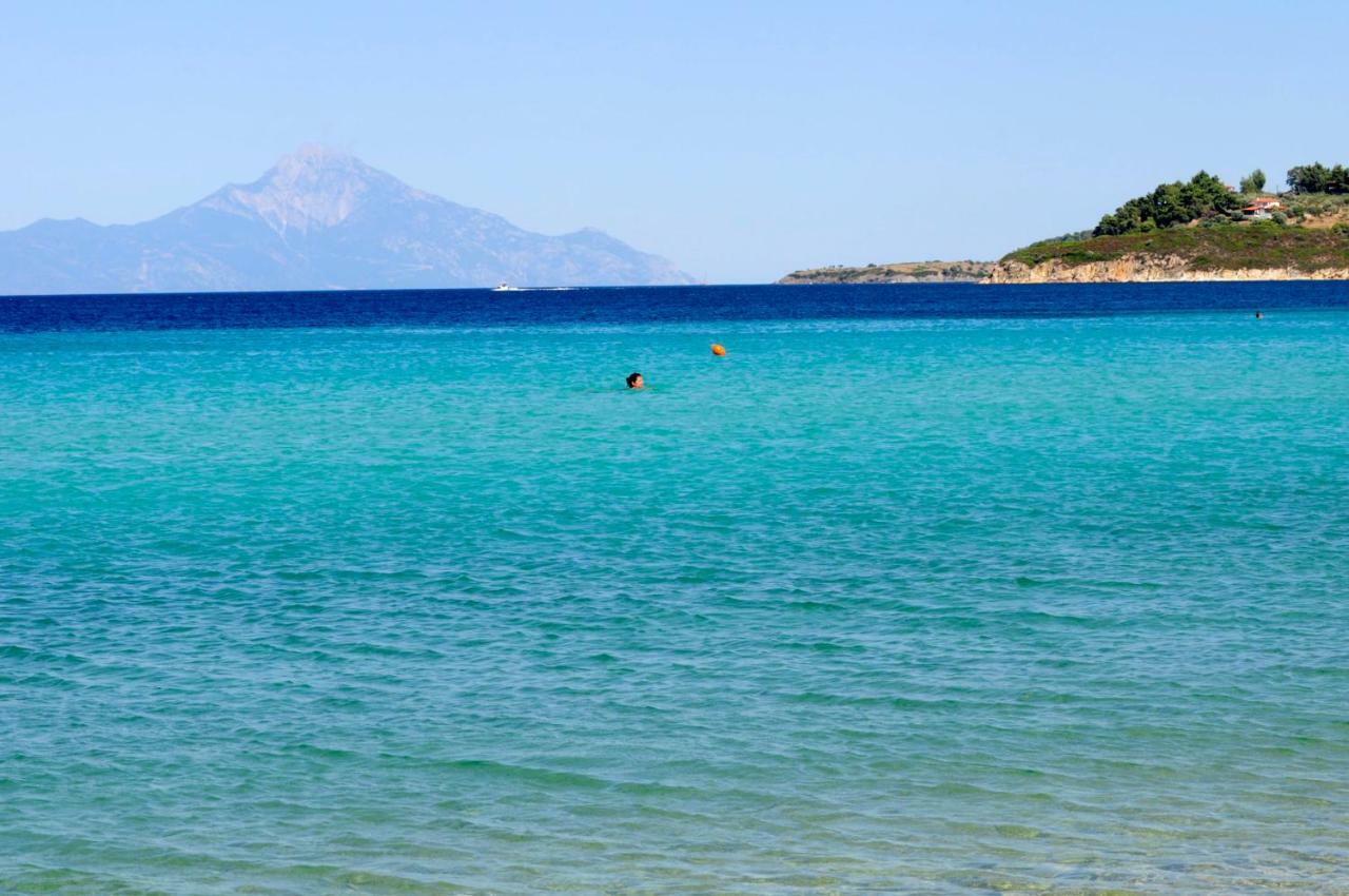 Athos View Villa By The Sea Ормос Пангиас Екстериор снимка