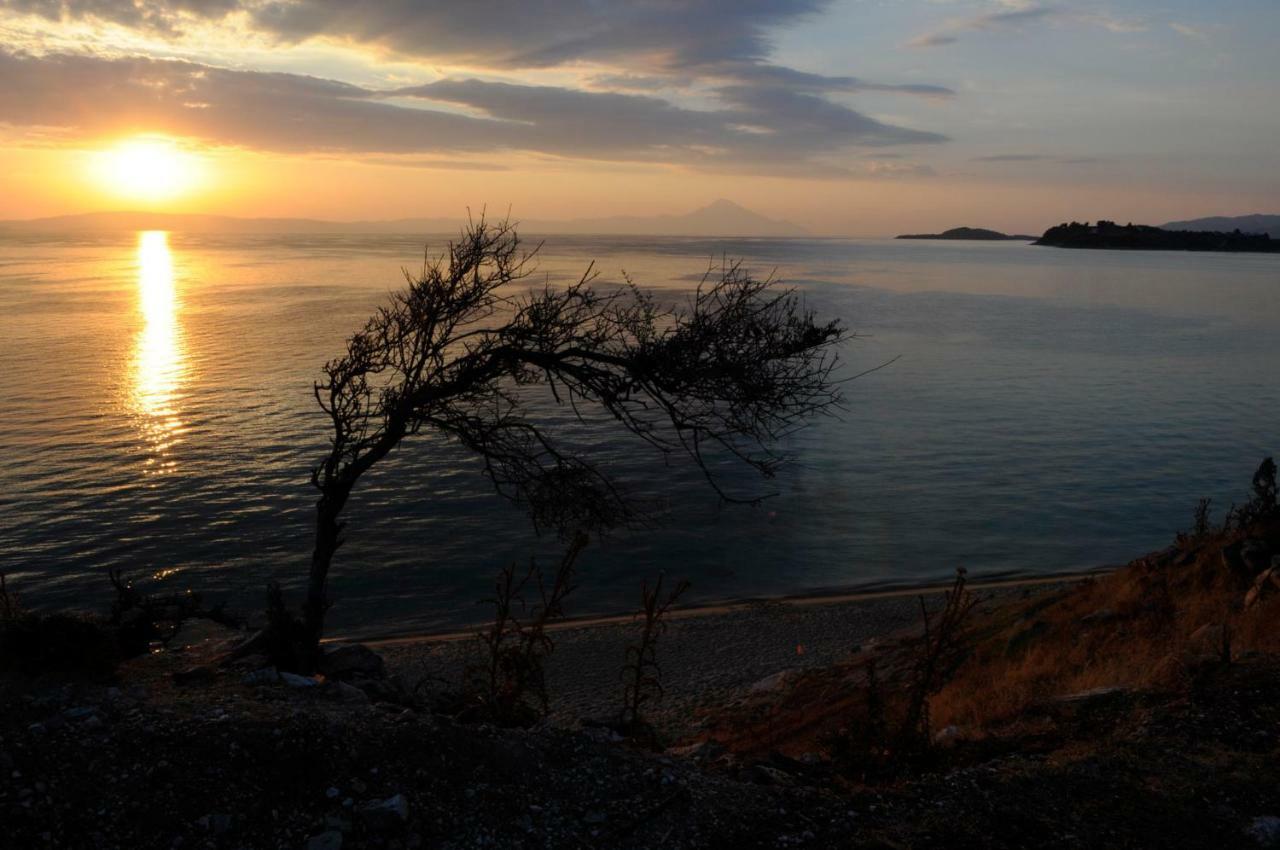 Athos View Villa By The Sea Ормос Пангиас Екстериор снимка