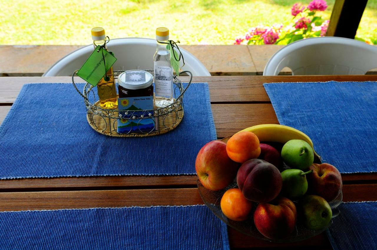 Athos View Villa By The Sea Ормос Пангиас Екстериор снимка