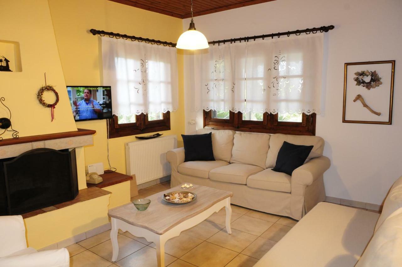 Athos View Villa By The Sea Ормос Пангиас Екстериор снимка
